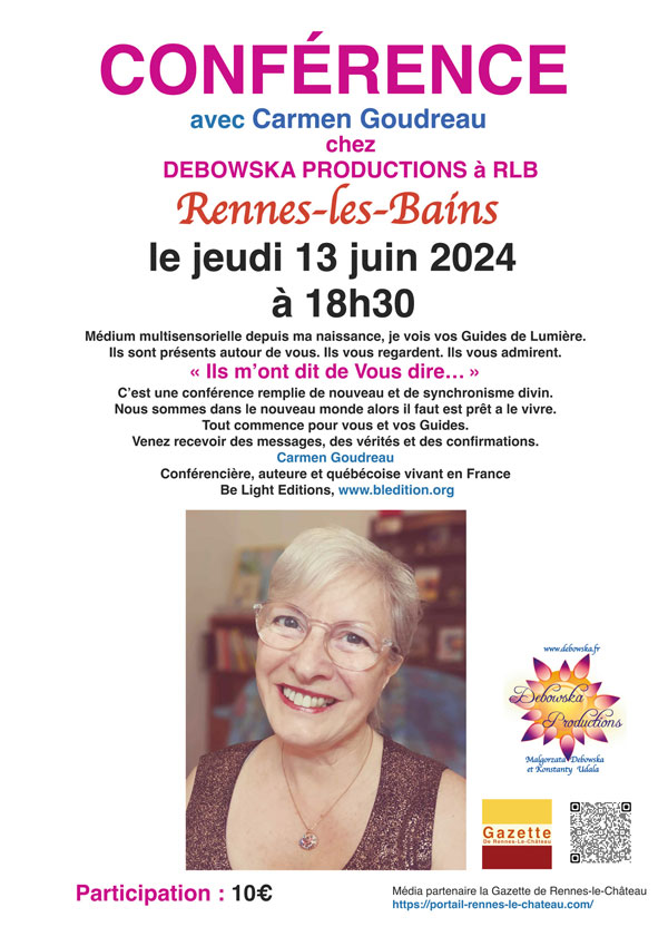 Conférence de Carmen GOUDREAU du 13/06/2024